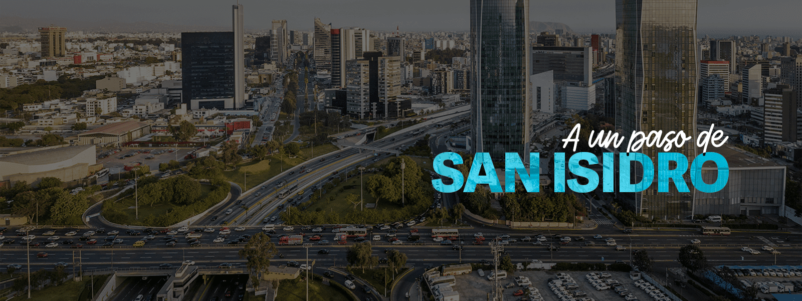 Vista panorámica de Lince con mensaje 