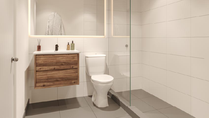 baño secundario